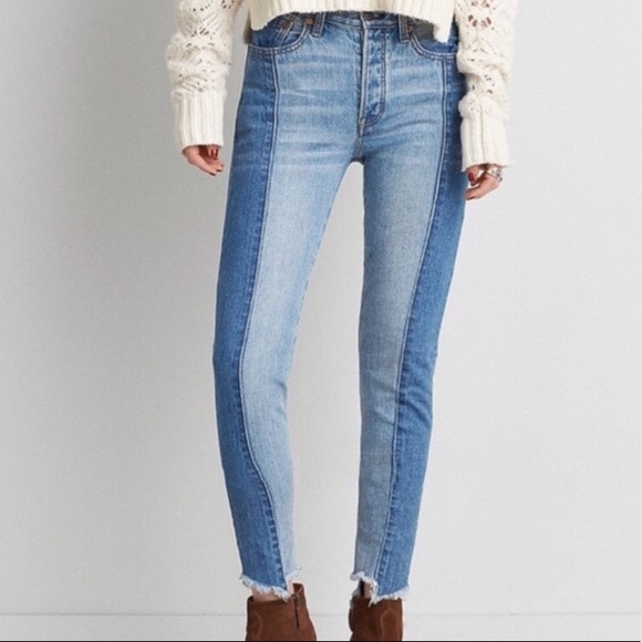 American Eagle Outfitters Denim - American Eagle Two Toned Jeans